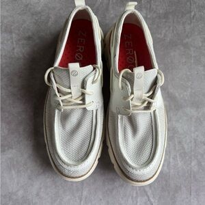 Cole Haan White Boat Shoes for Men